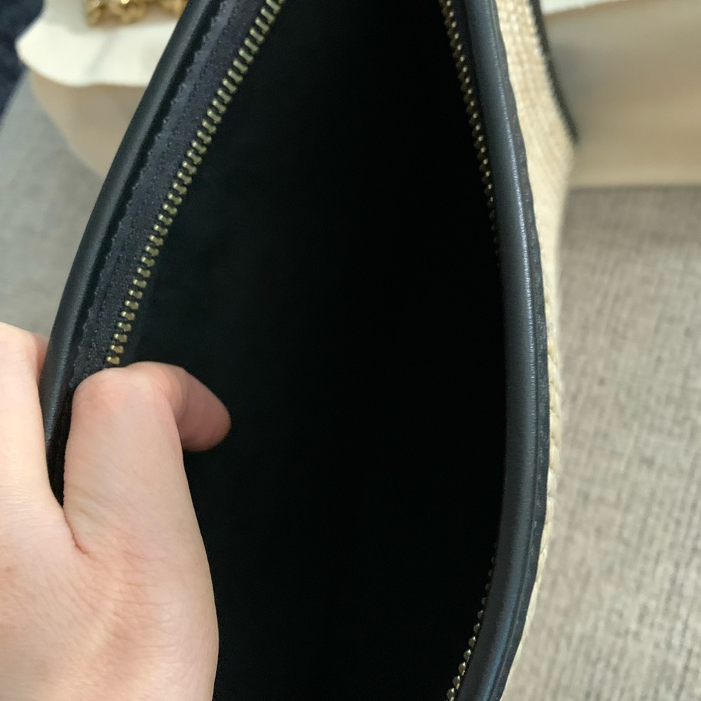Louis Vuitton Toiletry raffia pouch on chain bag - Picture 12 of 12